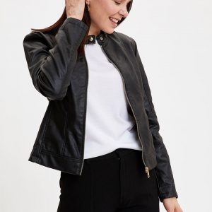 Jacheta neagra fermoar
