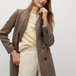 Palton Lung Mango cu curea