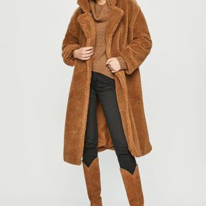 palton blanit maro Only