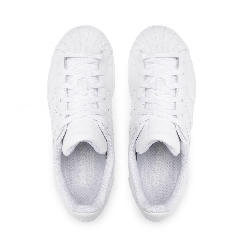 Adidasi albi dama superstar sus